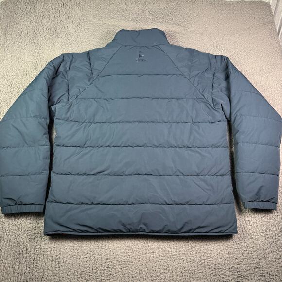 Barbour Quilted Enkle Storm Force Jacket Mens XL Navy Blue Full Zip Puffer - Picture 7 of 10